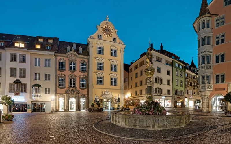 photo of view of Schaffhausen, Switzerland.