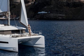 Shared Catamaran Half Day Cruise in Santorini