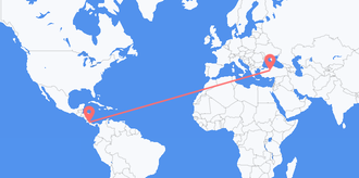 Flights from Costa Rica to Turkey