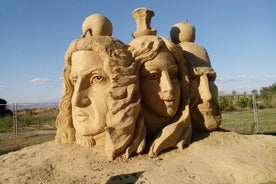 Selbstgeführtes Sandfest in Burgas