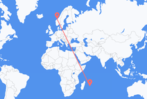 Vuelos de Isla de Mauricio a Kristiansund