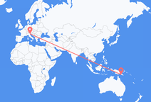 Port Moresby to Venice