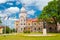 photo of neogothic sigulda new castle in Latvia was built in 1878.