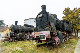 Photo of the Small Square piata mica, the second fortified square in the medieval Upper town of Sibiu city, Romania.