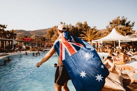 Australia Day at HQ in Ios Island