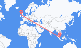 Flights from Singapore to Northern Ireland