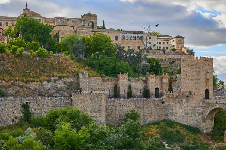 photo of view of View of the city Wall in Toledo, Spain.