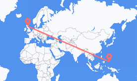 Flights from Palau to Scotland