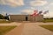 War menorial building exterior in Caen, France