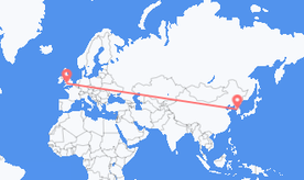 Flights from South Korea to Wales