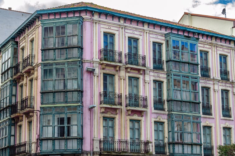 Photo of Urban scene, building in Torrelavega, Cantabria, Northern Spain.