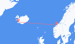 Flights from Reykjavík to Kristiansund