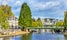 Photo of the Erdre River in Nantes, France.