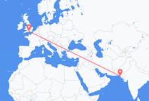 Vluchten van Karachi naar Southampton