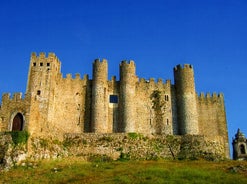 Photo of aerial view of Ferrel, Portugal.