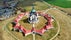 Photo of aerial view of Pilgrimage church of Saint John of Nepomuk, Zdar nad Sazavou, Czech republic.