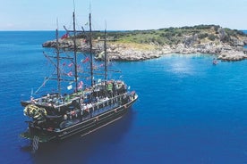 Kemer Pirate Boat Tour with BBQ Lunch & Roundtrip Transfer