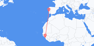 Flights from Guinea to Portugal