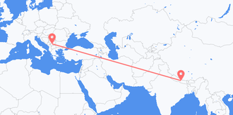 Nepal to Kosovo