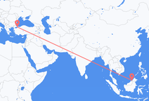 반다르 세리 베가완 출신 출발해 이스탄불로 향하는 항공편