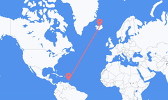 Flights from Saint Vincent to Akureyri
