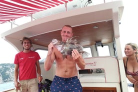 Fishing tour in Capri with lunch on board (semi-private)