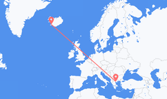 Flights from Reykjavík to Thessaloniki