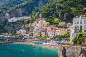 Dagtrip naar Sorrento, Positano en Amalfi vanuit Napels met ophalen