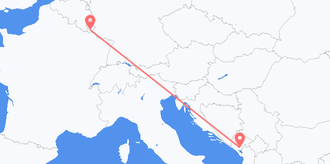 Montenegro to Luxembourg