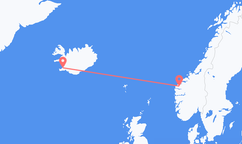 Flights from Reykjavík to Volda