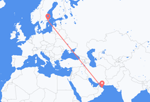 Flights from Muscat to Stockholm