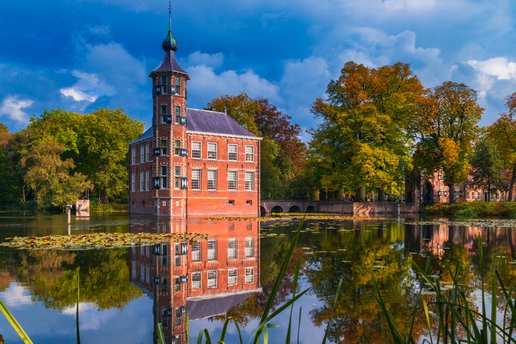 photo of view of Bouvigne Castle in Breda, the Netherlands.