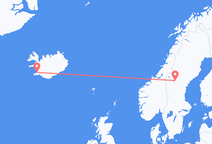레이캬비크 출발, 외스테르순드 도착 항공편