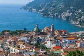 Photo of aerial View of Castellammare di Stabia from the cableway, Italy.