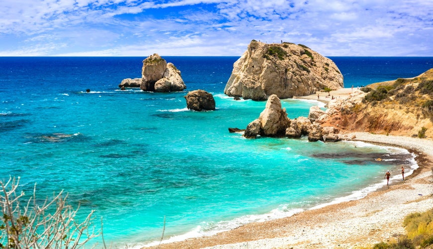 Photo of Beautiful beach near Paphos.