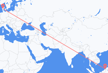 Voos de Bandar Seri Begawan para Billund