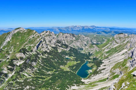 Photo of Big Skrcko Lake, Veliko Skrcko Jezero, Bobotov Kuk, Durmitor National Park, Montenegro.