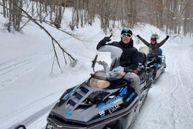 Snowmobile Tours Next to Sofia in Petrohan Pass