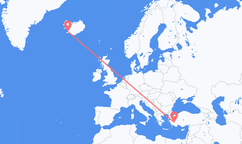 Flights from Reykjavík to Denizli