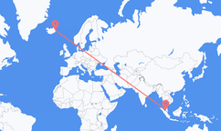 Flights from Kuala Lumpur to Egilsstaðir