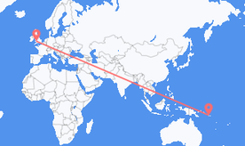 Voli dalle Isole Salomone per il Galles