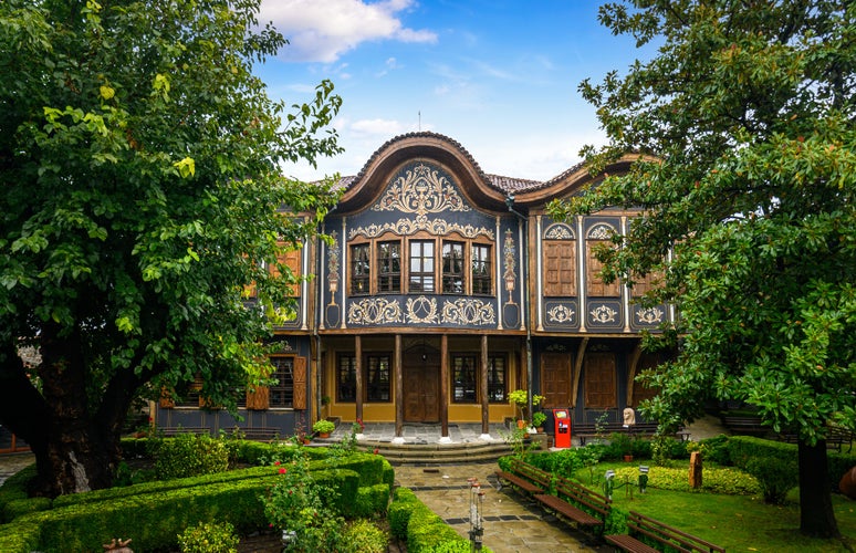 Photo of regional Ethnographic Museum in Old Town in Plovdiv, Bulgaria.