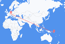 Vols d’Honiara à Munich