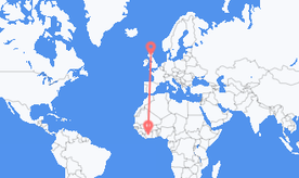 Flüge von Côte d’Ivoire nach Schottland