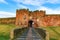 Photo of Carlisle castle entrance in Carlisle, Cumbria, England.