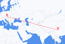 청두에서 출발해 빈으로 향하는 항공편