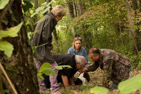 Chasse aux truffes + dégustation gourmande (transfert inclus)