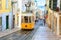 Photo of A view of the incline and Bica tram, Lisbon, Portugal.