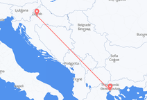 Flyrejser fra Zagreb til Thessaloniki