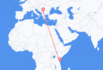 Flyg från Dar es-Salaam till Pristina